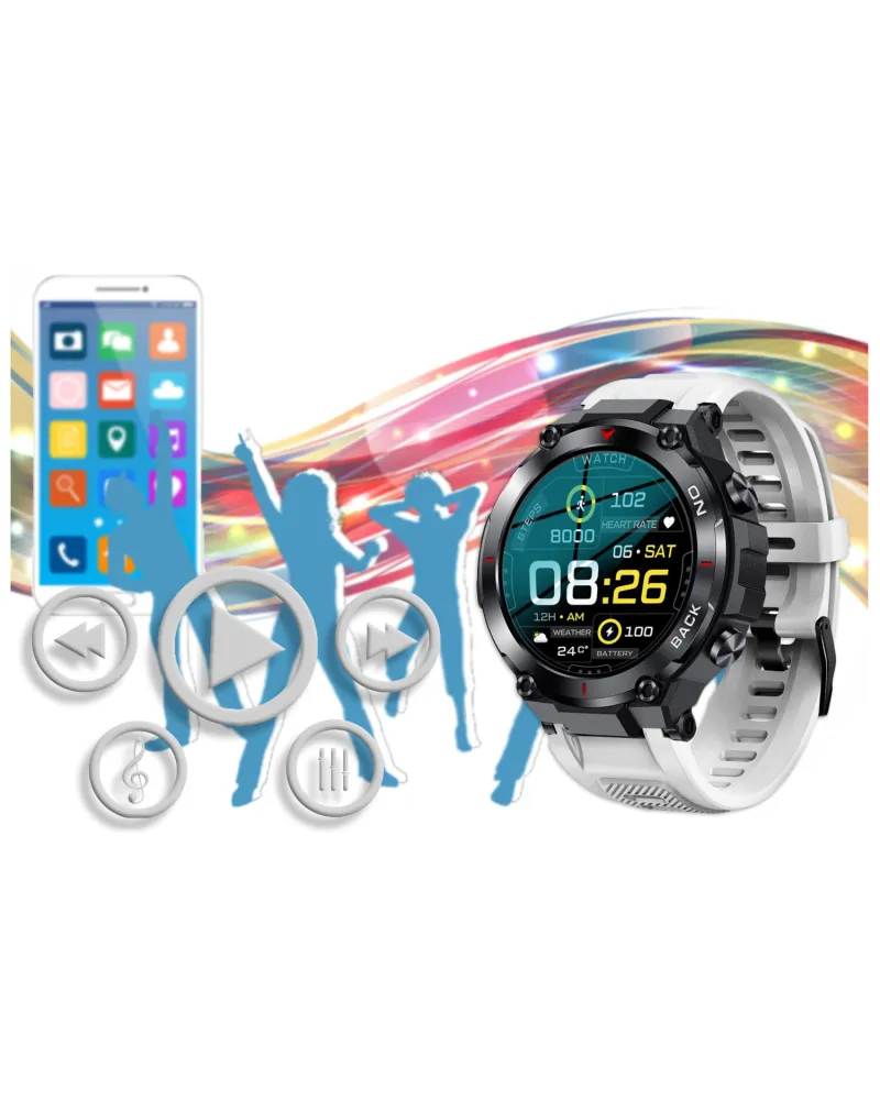 SMARTWATCH MĘSKI GRAVITY GT8-6 - z GPS (sg017f)