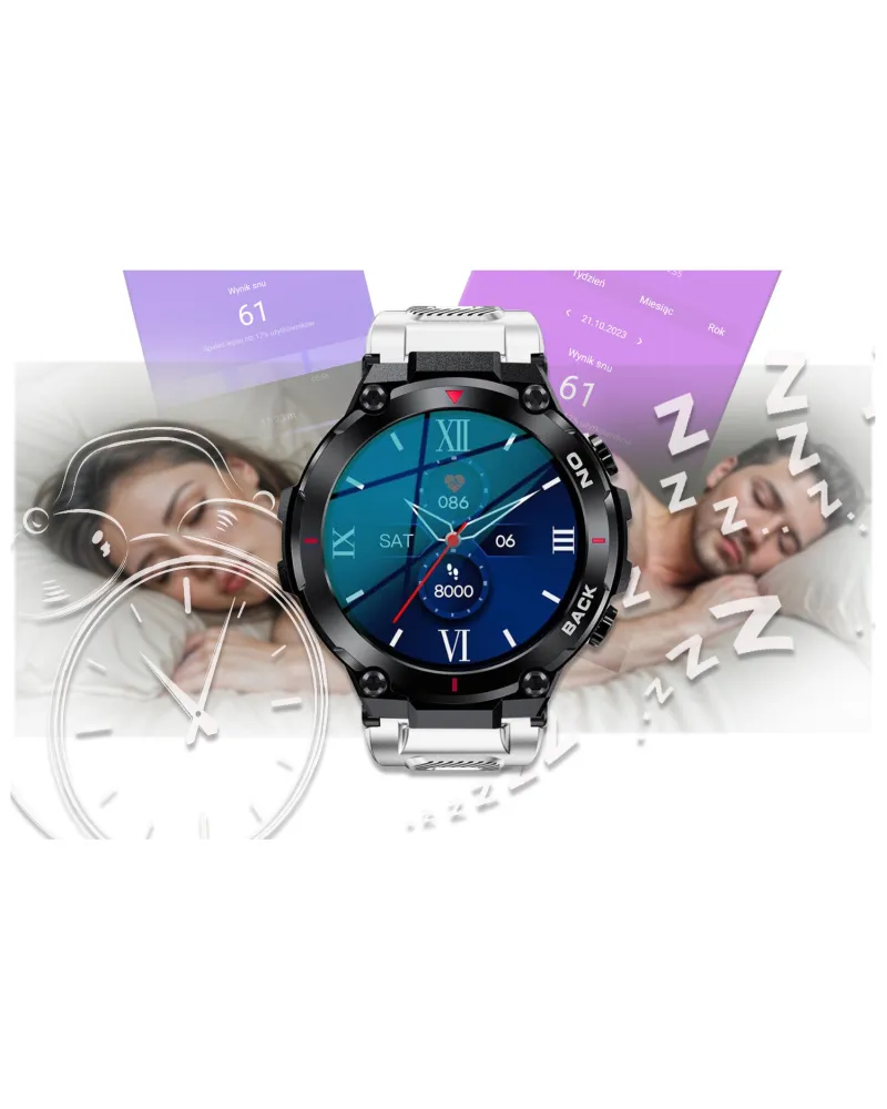 SMARTWATCH MĘSKI GRAVITY GT8-6 - z GPS (sg017f)