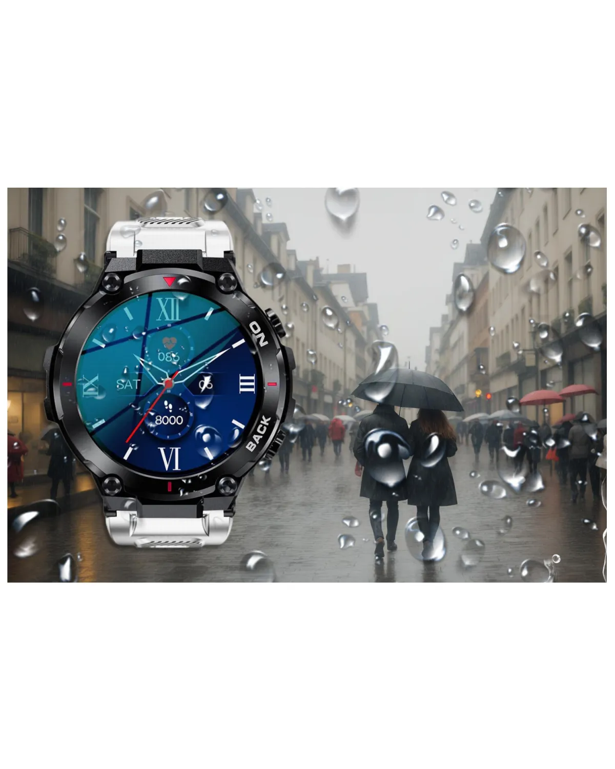 SMARTWATCH MĘSKI GRAVITY GT8-6 - z GPS (sg017f)