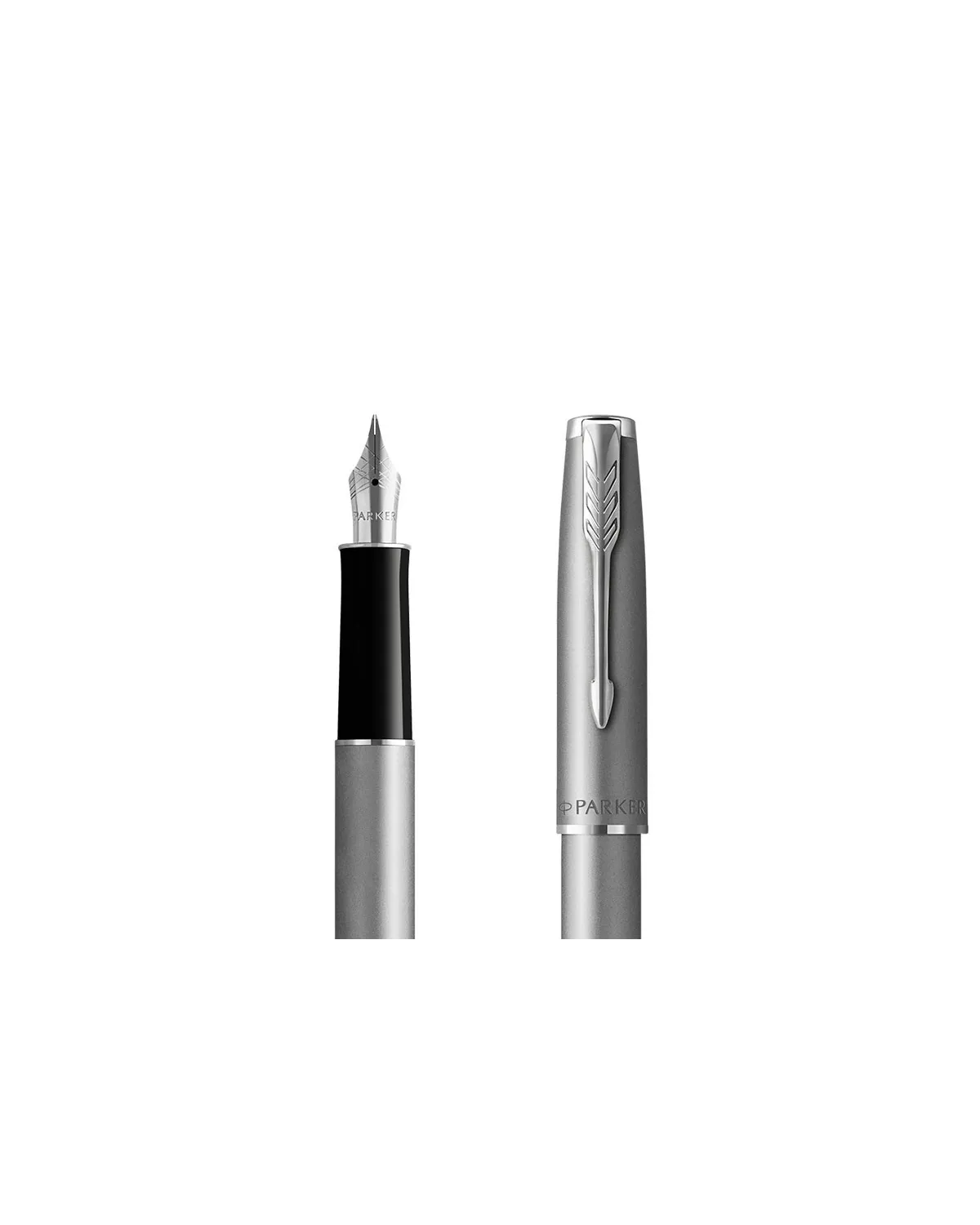 Pi&oacute;ro wieczne Parker Sonnet Sand Blasted Metal Stalowe (2146873)