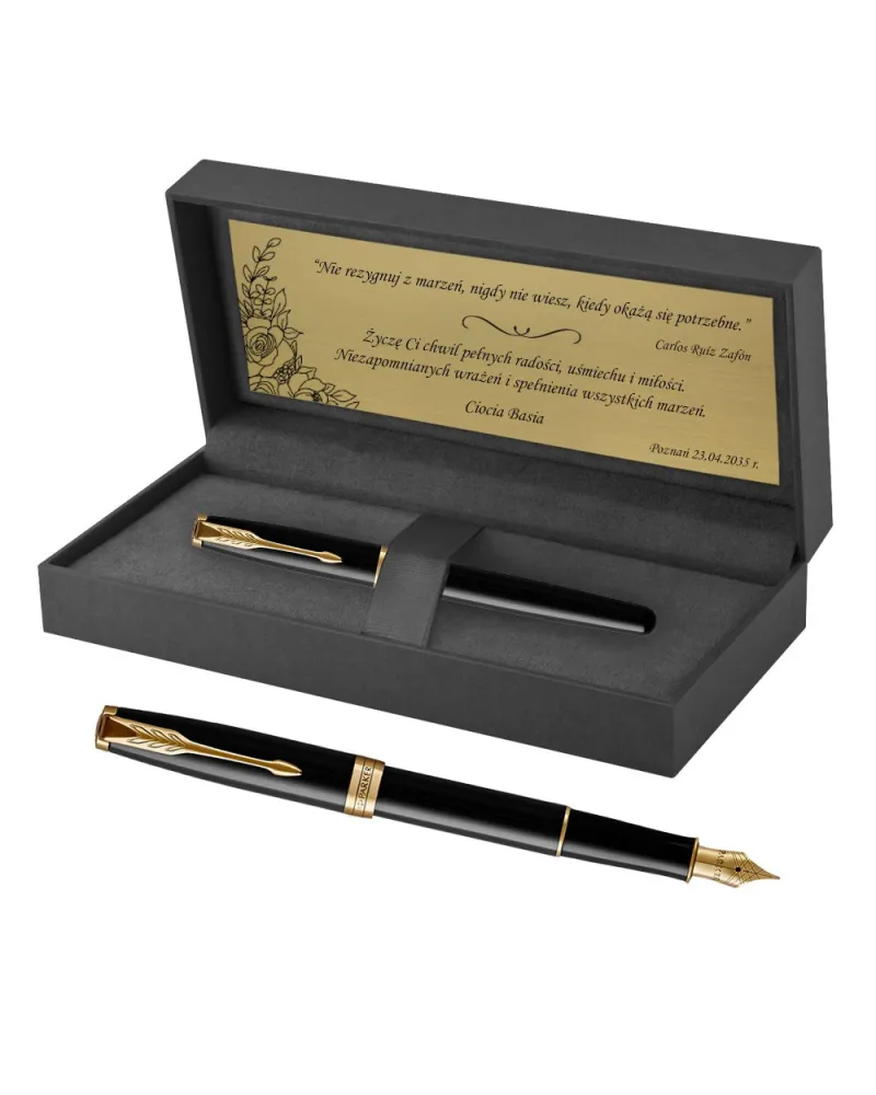 Zestaw Parker z grawerem Sonnet GT (ZP0003) Zestaw Parker z grawerem Sonnet GT (ZP0003)