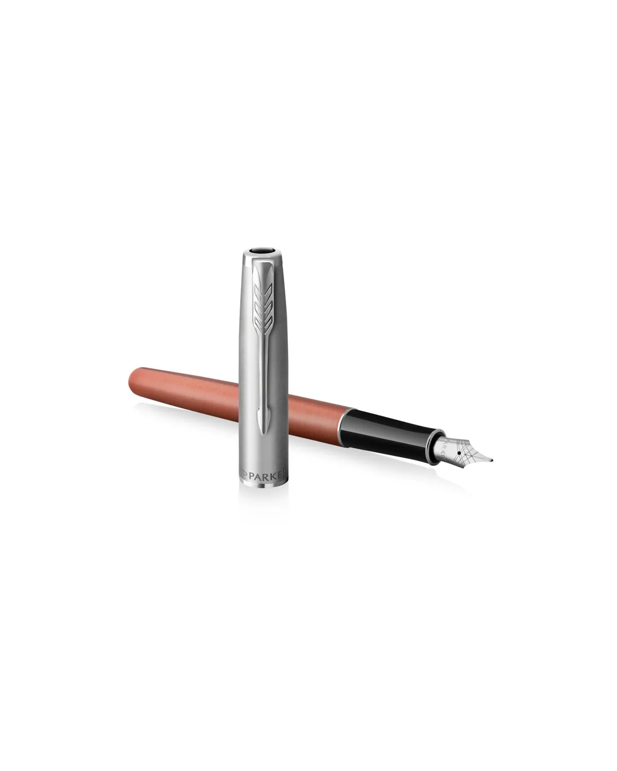 Pi&oacute;ro wieczne Parker Sonnet Sand Blasted Metal Pomarańczowe (2169228)