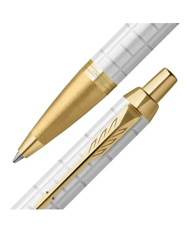 Długopis Parker IM Premium Perłowy GT w Pudełku z Grawerem (2143643/1)