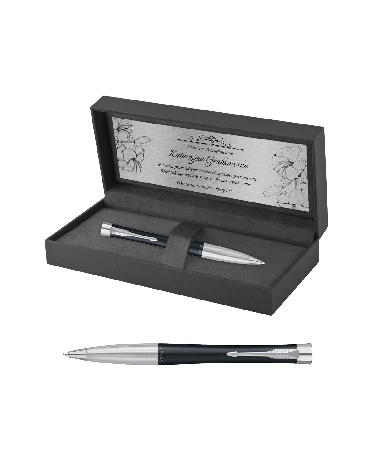 Długopis Parker Urban Czarny Matowy CT w Pudełku z Grawerem (2143639/1) Długopis Parker Urban Czarny Matowy CT w Pudełku z Grawerem (2143639/1)