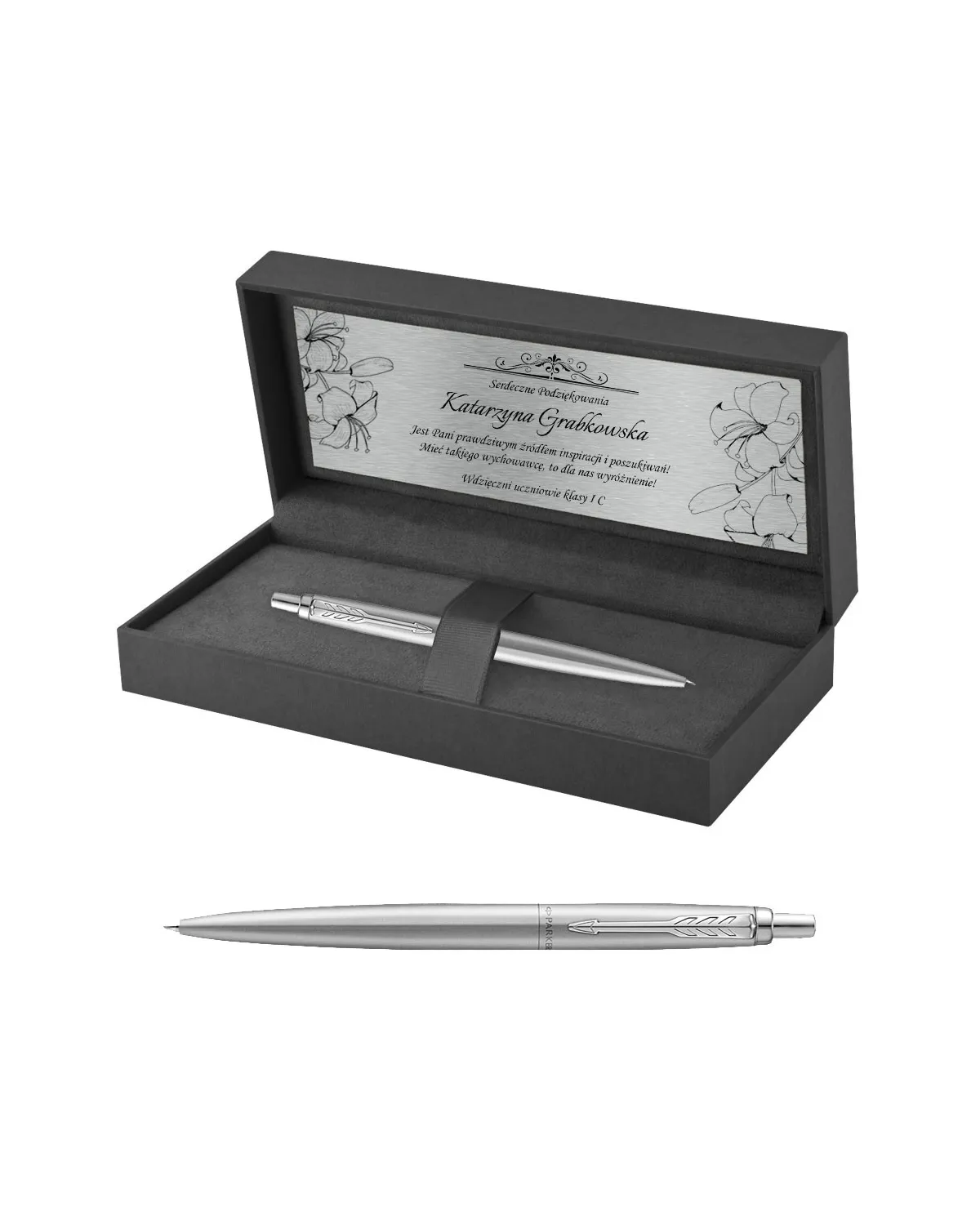 Długopis Parker Jotter XL Monochrome Srebrny w Pudełku z Grawerem (2122756/1) Długopis Parker Jotter XL Monochrome Srebrny w Pudełku z Grawerem (2122756/1)