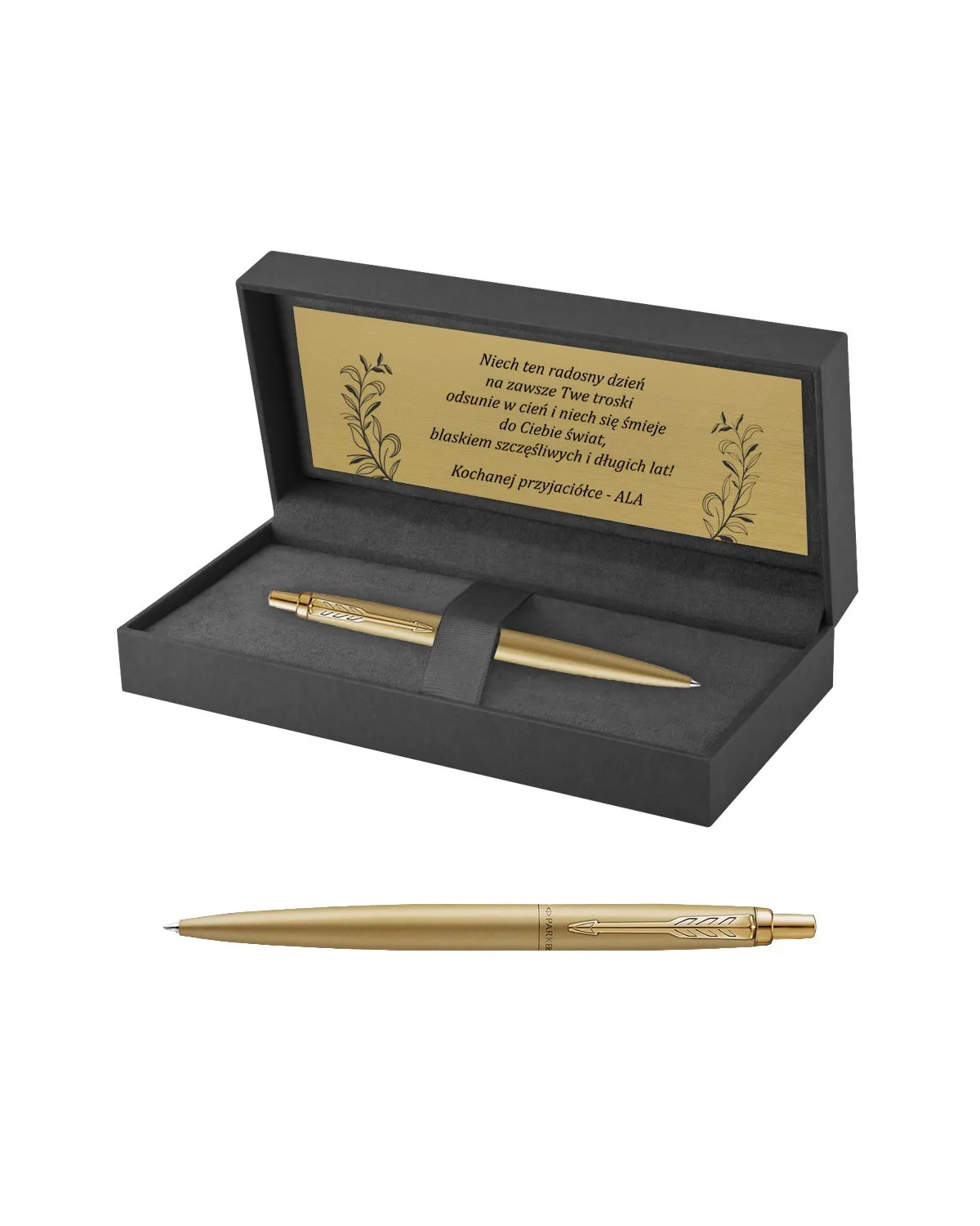Długopis Parker Jotter XL Monochrome Gold w Pudełku z Grawerem (2122754/1) Długopis Parker Jotter XL Monochrome Gold w Pudełku z Grawerem (2122754/1)