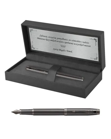 Pi&oacute;ro wieczne Parker IM Professionals Monochrome Bronze w Pudełku z Grawerem (2172958/1)