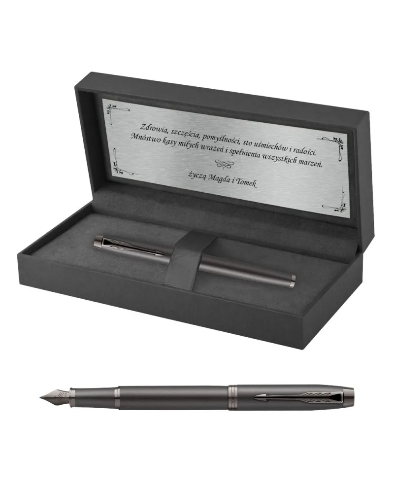 Pióro wieczne Parker IM Professionals Monochrome Bronze w Pudełku z Grawerem (2172958/1) Pióro wieczne Parker IM Professionals Monochrome Bronze w Pudełku z Grawerem (2172958/1)