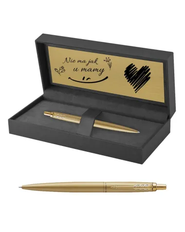 Długopis Parker Jotter XL Monochrome Gold w Pudełku z Grawerem (2122754/2)