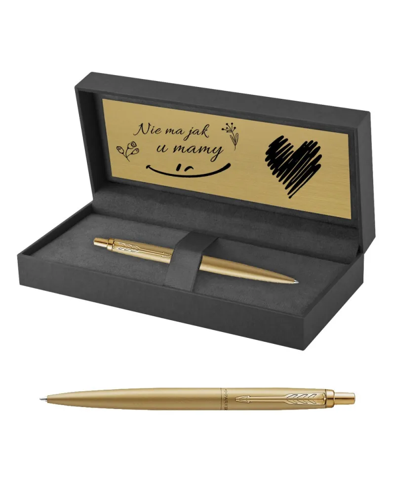 Długopis Parker Jotter XL Monochrome Gold w Pudełku z Grawerem (2122754/2) Długopis Parker Jotter XL Monochrome Gold w Pudełku z Grawerem (2122754/2)