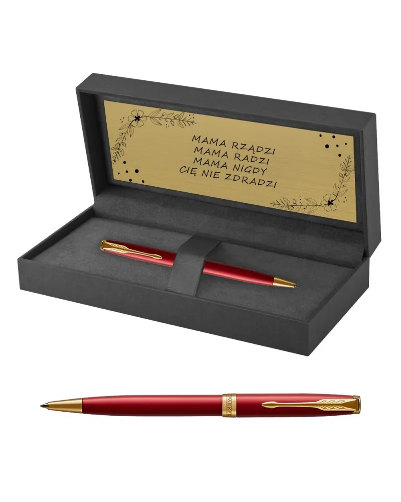Długopis Parker Sonnet Czerwona Laka GT w Pudełku z Grawerem (1931476/1) Długopis Parker Sonnet Czerwona Laka GT w Pudełku z Grawerem (1931476/1)