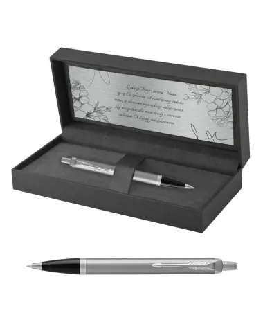 Długopis Parker IM Stainless Steel CT w Pudełku z Grawerem (2143631/2)