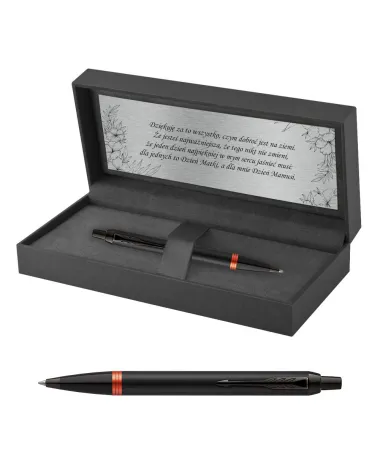 Długopis Parker IM Professionals Flame Orange w Pudełku z Grawerem (2172946/1)