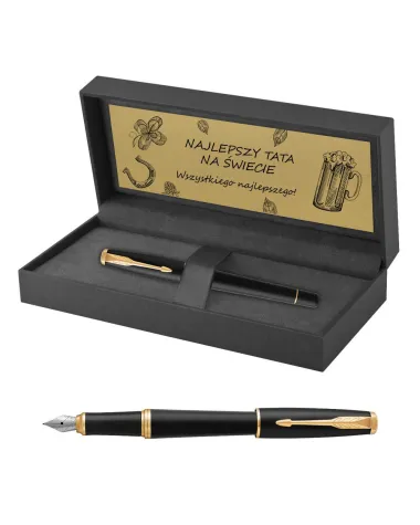 Pi&oacute;ro wieczne Parker Urban Muted Black GT w Pudełku z Grawerem (1931601/4)