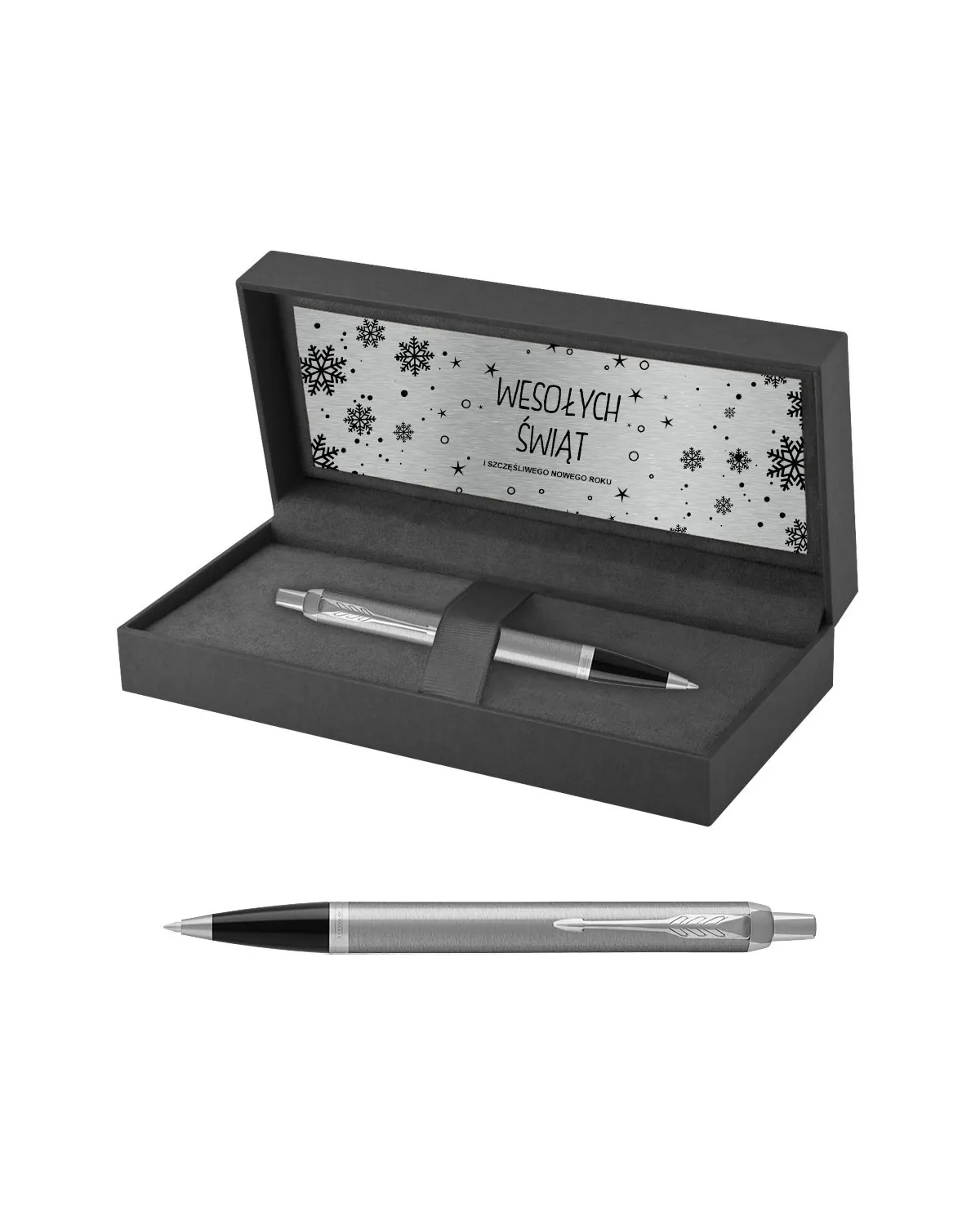 Długopis Parker IM Stainless Steel CT w Pudełku z Grawerem (2143631/7) Długopis Parker IM Stainless Steel CT w Pudełku z Grawerem (2143631/7)