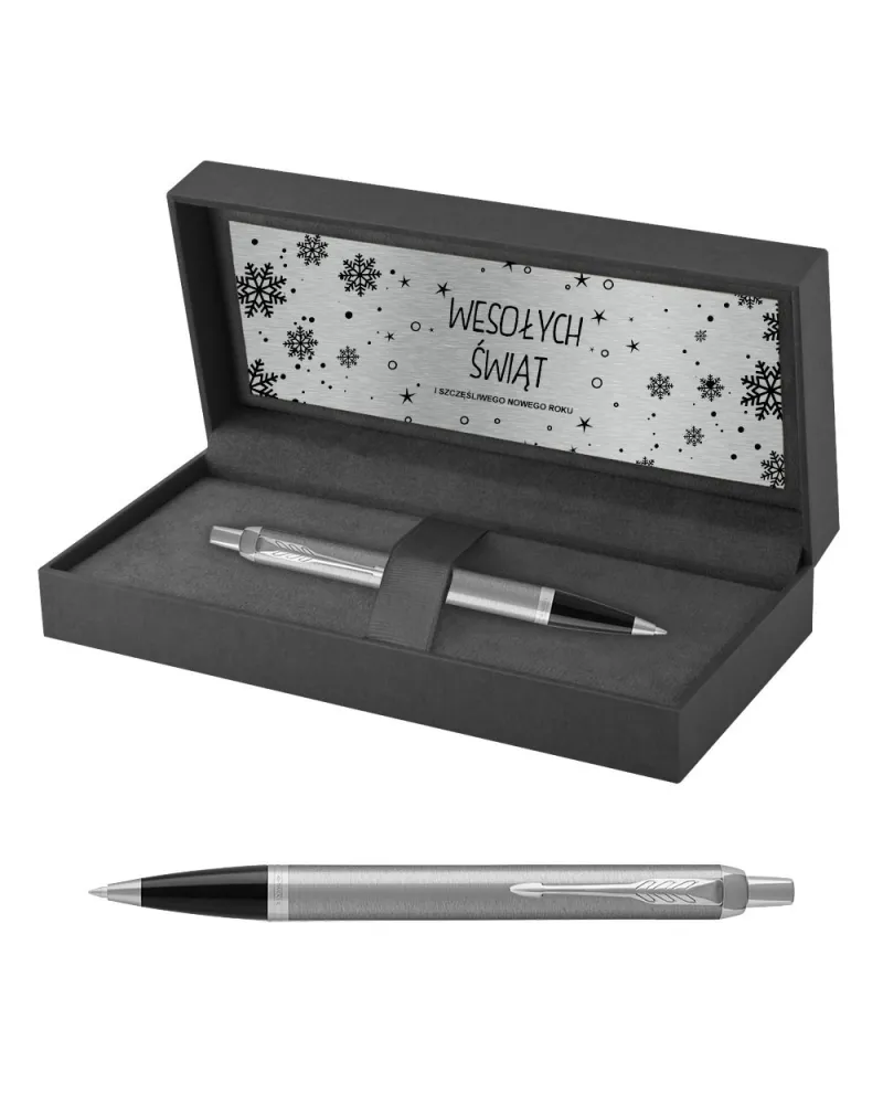 Długopis Parker IM Stainless Steel CT w Pudełku z Grawerem (2143631/7) Długopis Parker IM Stainless Steel CT w Pudełku z Grawerem (2143631/7)