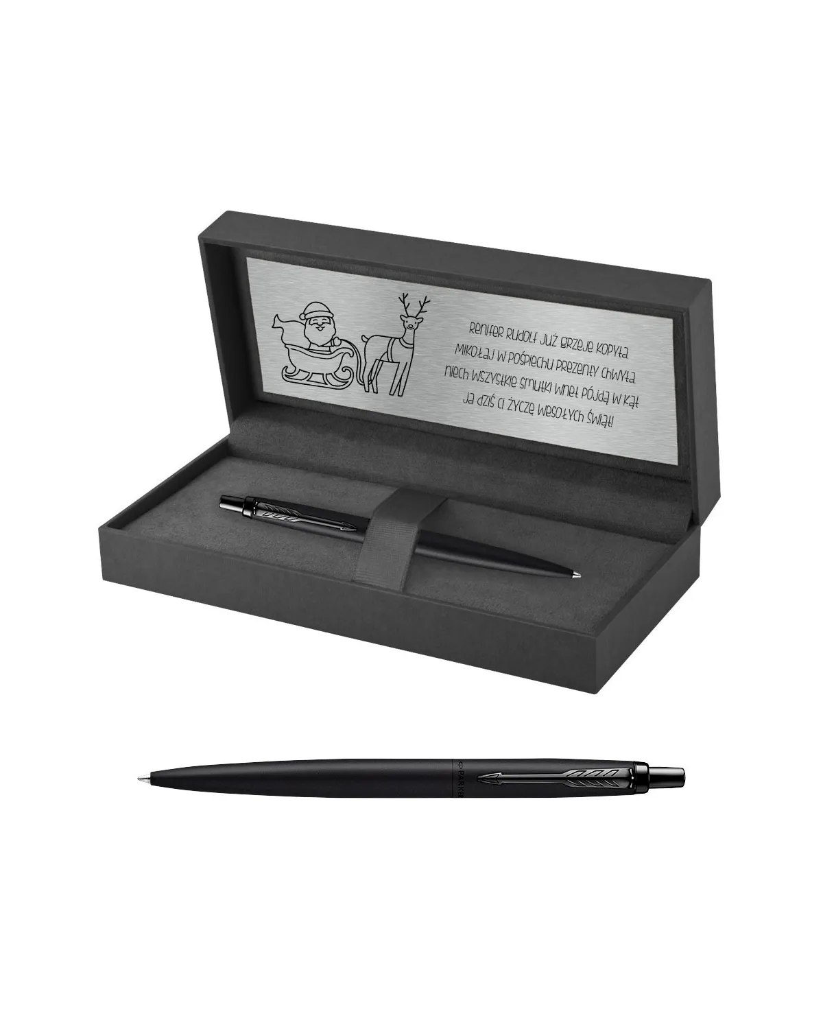 Długopis Parker Jotter XL Monochrome Black z grawerem (2122753/1) Długopis Parker Jotter XL Monochrome Black z grawerem (2122753/1)