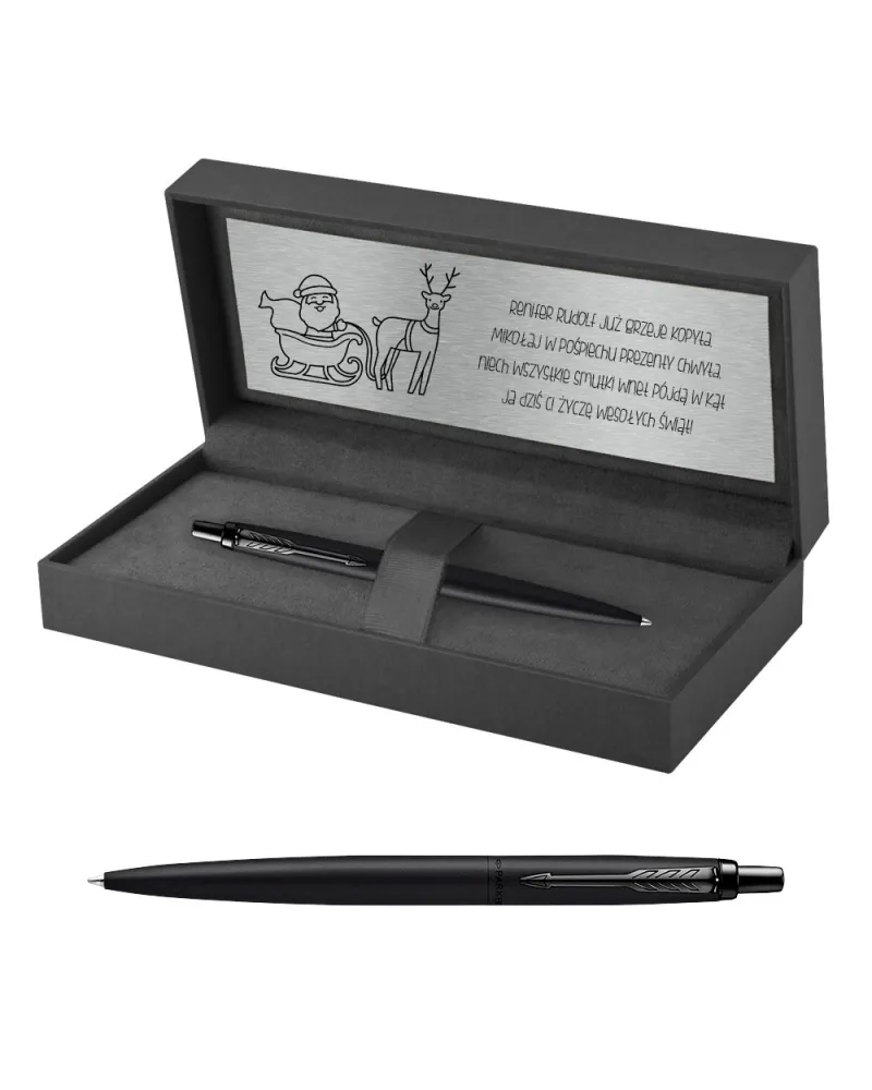 Długopis Parker Jotter XL Monochrome Black z grawerem (2122753/1) Długopis Parker Jotter XL Monochrome Black z grawerem (2122753/1)