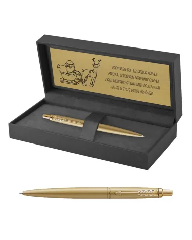 Długopis Parker Jotter XL Monochrome Gold w Pudełku z Grawerem (2122754/3)