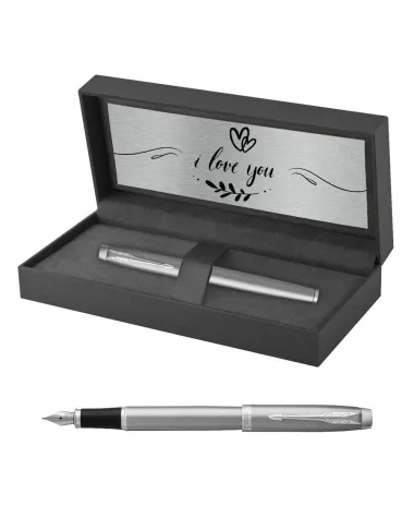 Pióro wieczne Parker IM Stainless Steel CT w Pudełku z Grawerem (2143635/4)