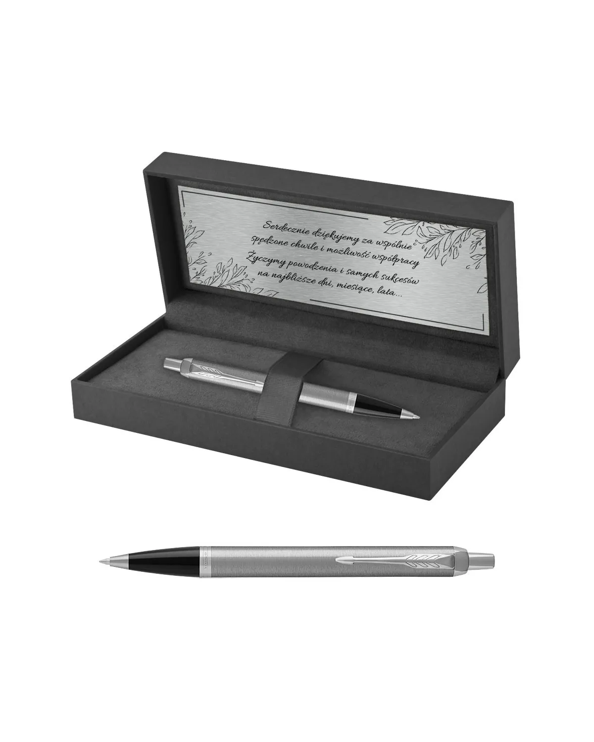 Długopis Parker IM Stainless Steel CT w Pudełku z Grawerem (2143631/11) Długopis Parker IM Stainless Steel CT w Pudełku z Grawerem (2143631/11)