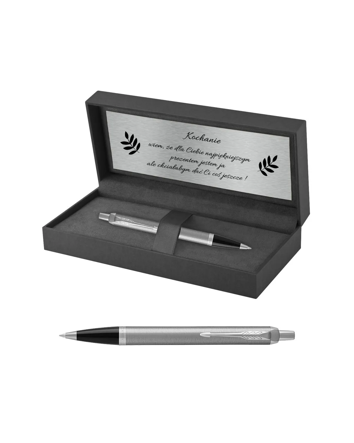 Długopis Parker IM Stainless Steel CT w Pudełku z Grawerem (2143631/13) Długopis Parker IM Stainless Steel CT w Pudełku z Grawerem (2143631/13)
