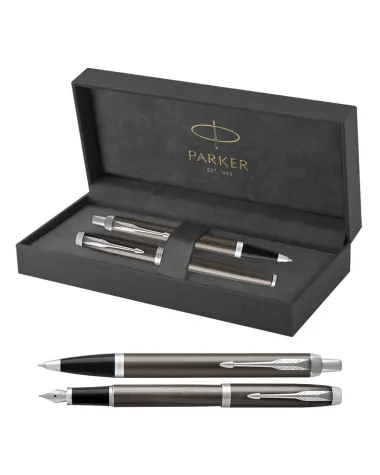 Długopis i Pi&oacute;ro Parker IM Dark Espresso CT (1931671/1)