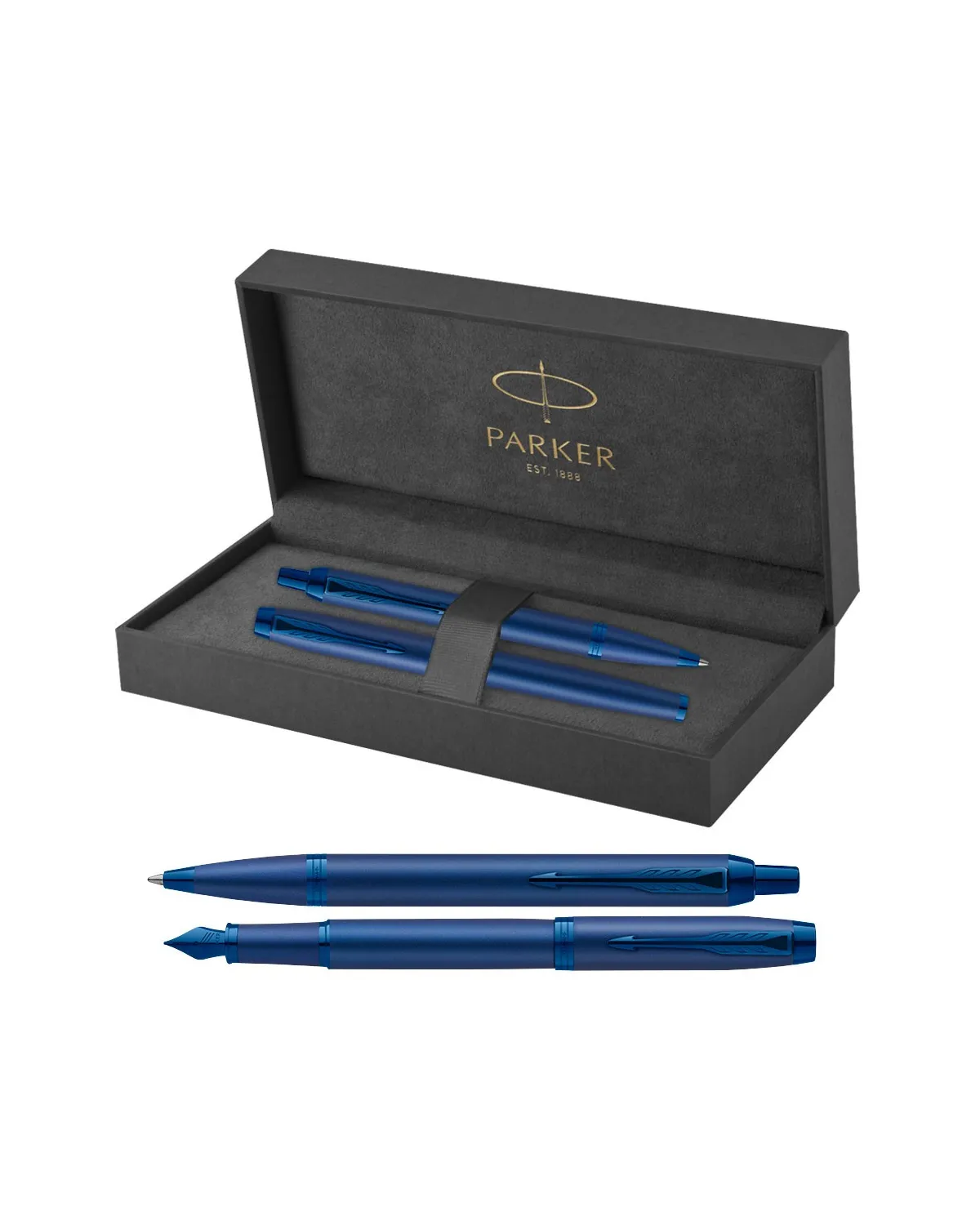 Długopis + Pi&oacute;ro Parker IM Professionals Monochrome Blue (2172966/1)