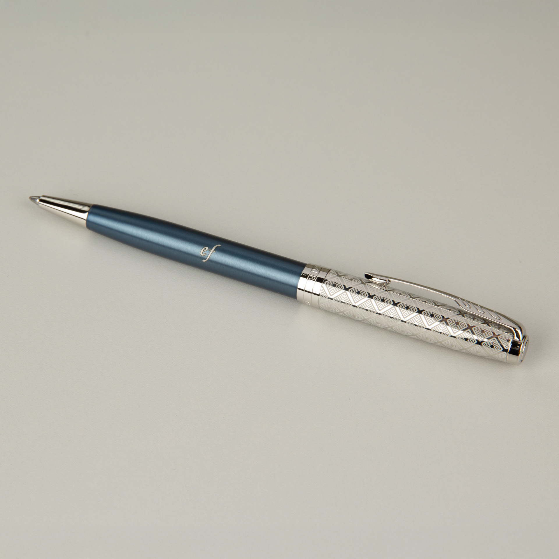 Długopis Parker Sonnet Metal Blue CT (2119649) z grawerem „ef”